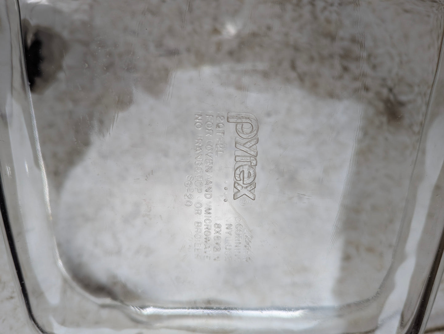 Pyrex 22 2-Qt Square Glass Baking Dish