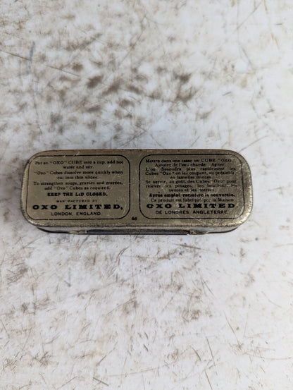 Vintage OXO Cubes Tin