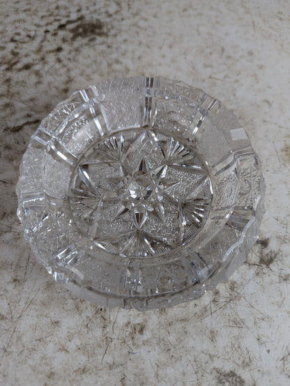 5" Cut Crystal Ashtray