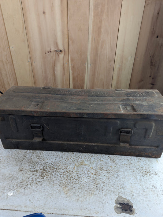 WW2 1944 Anti-Tank Mine Military Ammunition Crate Box