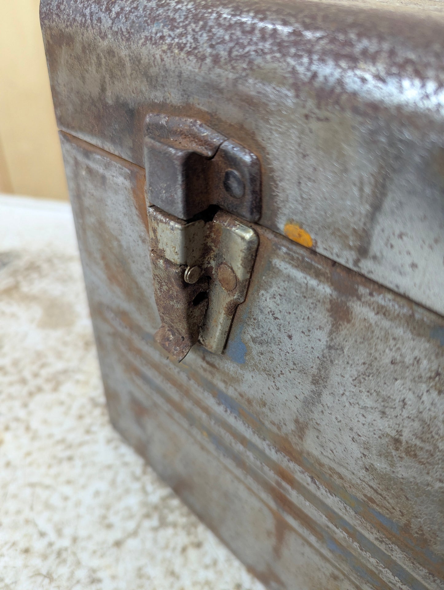 Vintage Beach Metal Tool Box