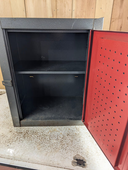 Metal Tool Cabinet with Pegboard
