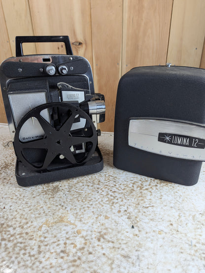 Bell and Howell Lumina 1.2 8mm Movie Projector - No Cord, Untested