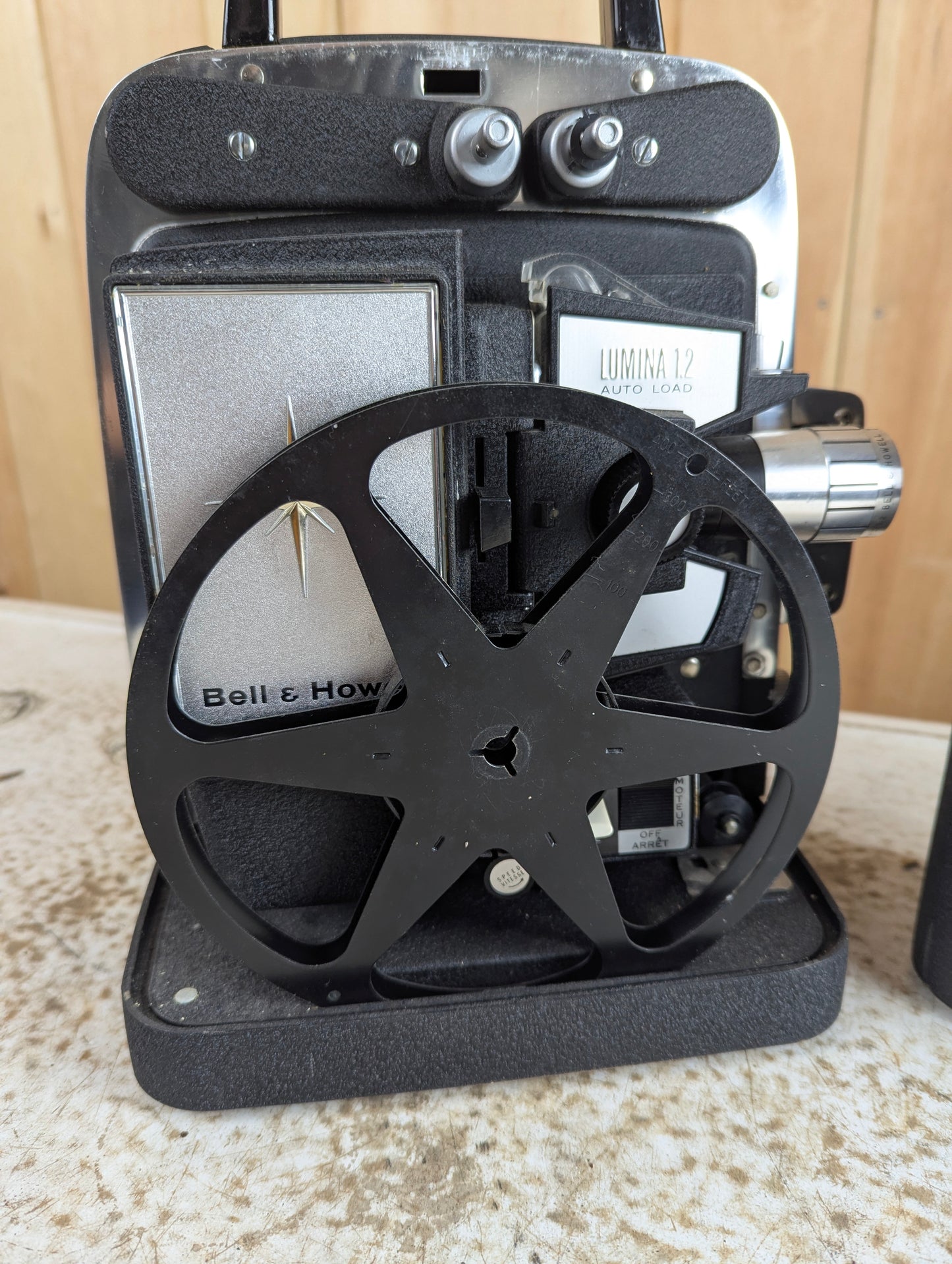 Bell and Howell Lumina 1.2 8mm Movie Projector - No Cord, Untested