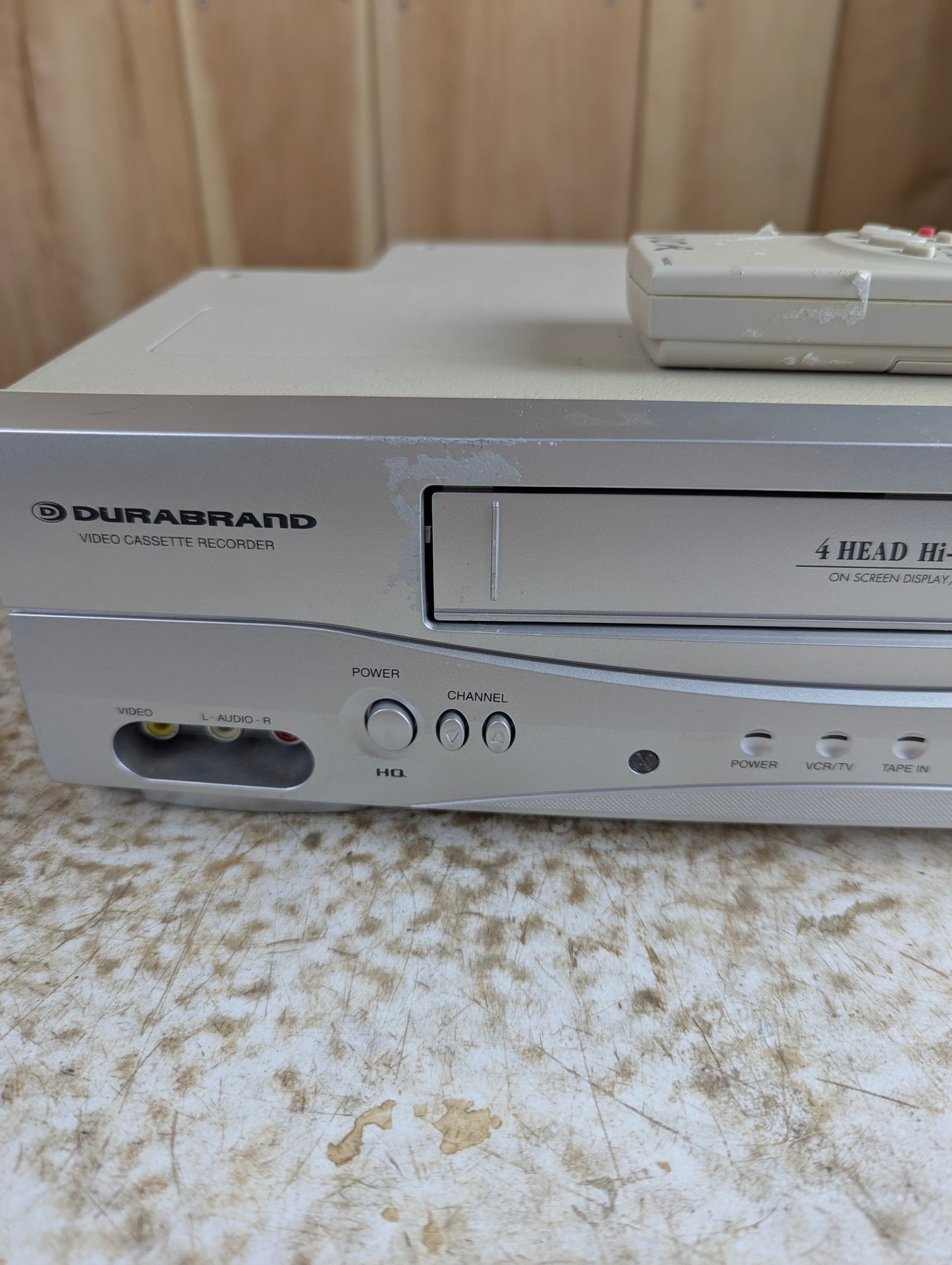 Durabrand VCR VHS Player with Remote Model DCV603 - Tested, Working