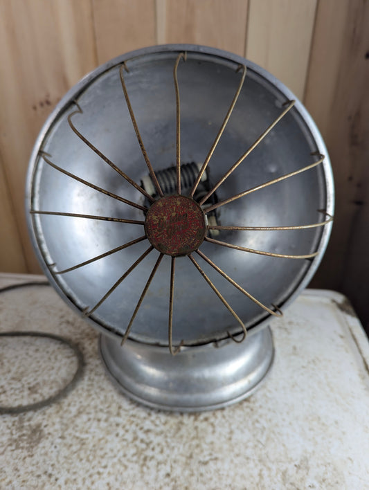 Antique 1920s Golden Glow Model 152 Electric Radiant Heater Lamp - Works