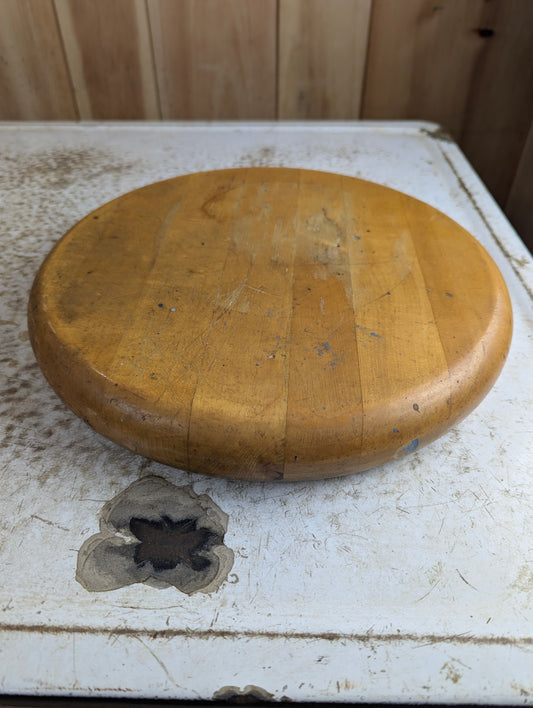 Industrial 12" Wood Stool Top