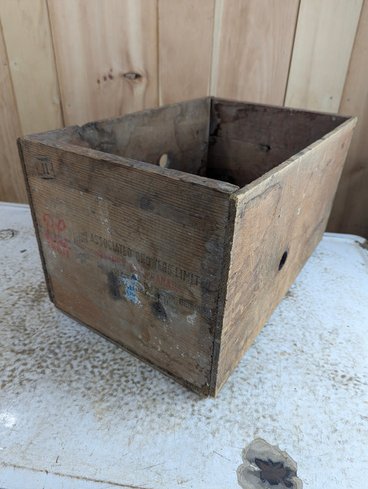 Vintage B.C. Fruit Crate