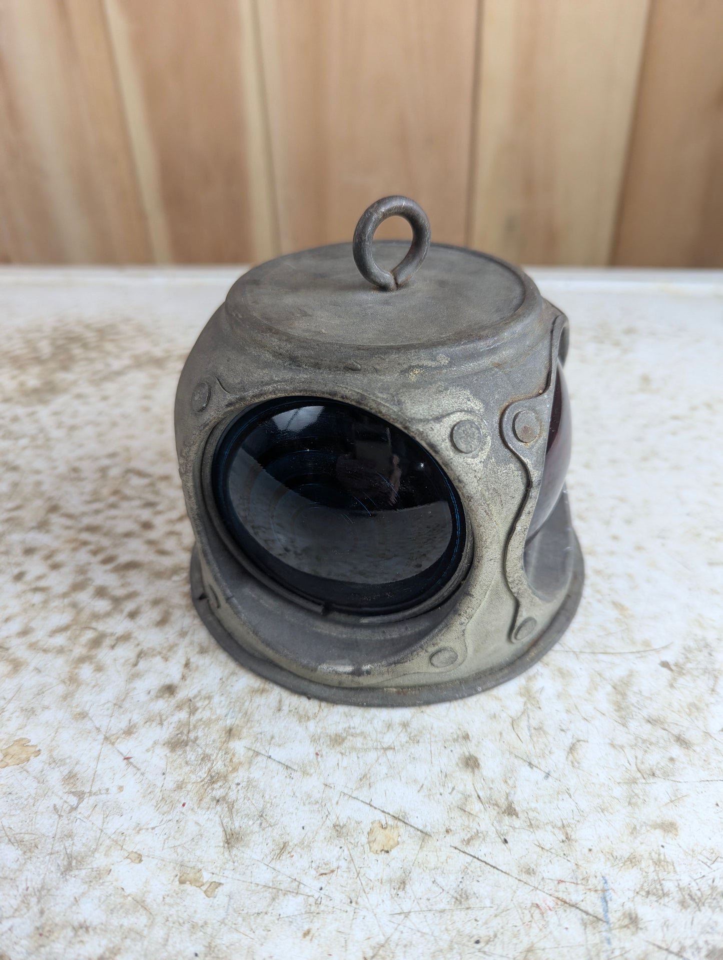 Vintage 2 Lens Railroad Switch Lamp