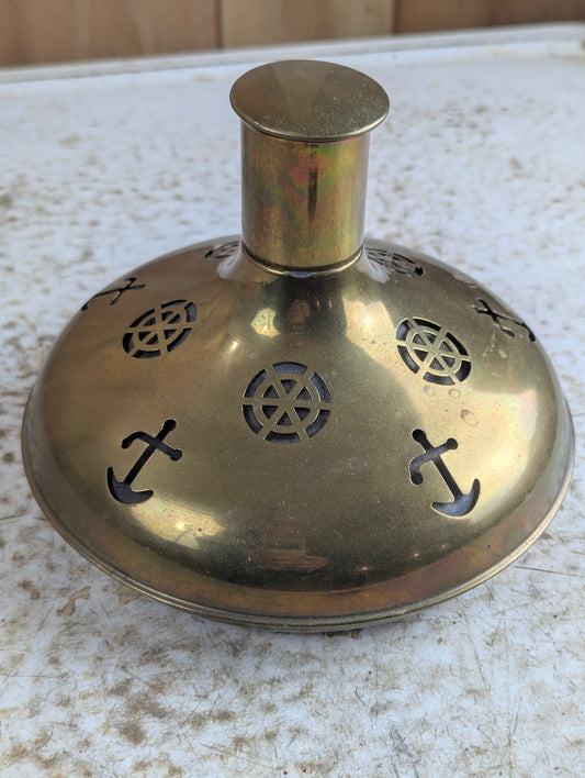 1950s Brass Nautical Decanter