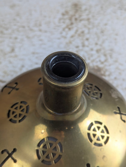 1950s Brass Nautical Decanter