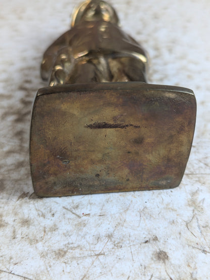 Solid Brass Old Salt Fisherman Figurine