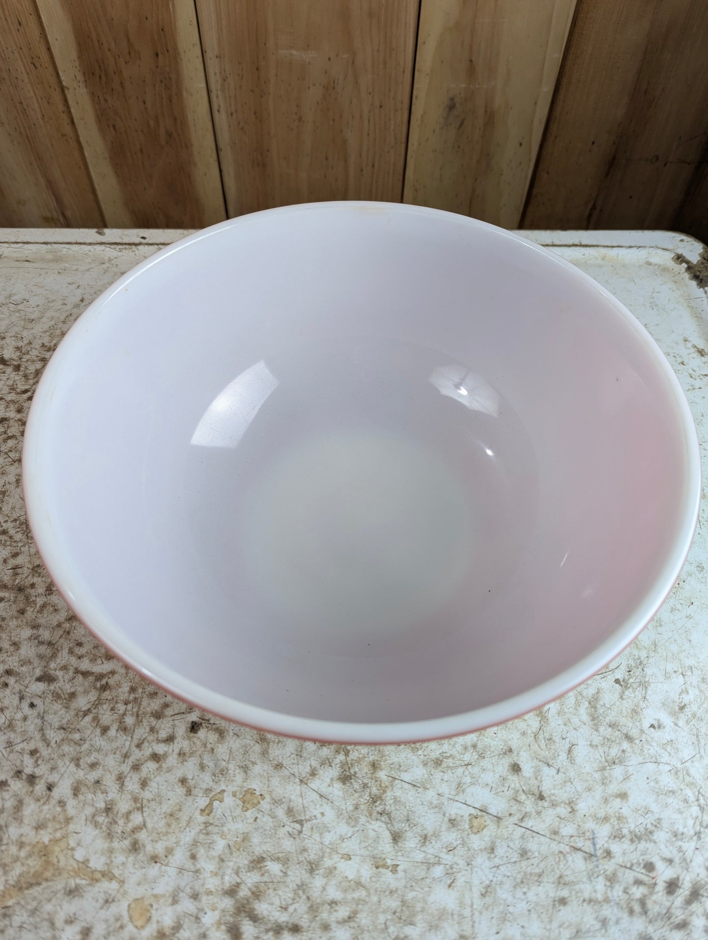 Vintage Pyrex Primary Red #404 4 Quart Mixing Bowl