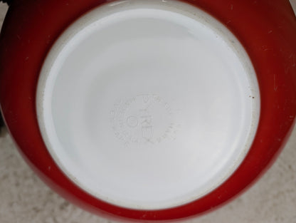 Vintage Pyrex Primary Red #404 4 Quart Mixing Bowl