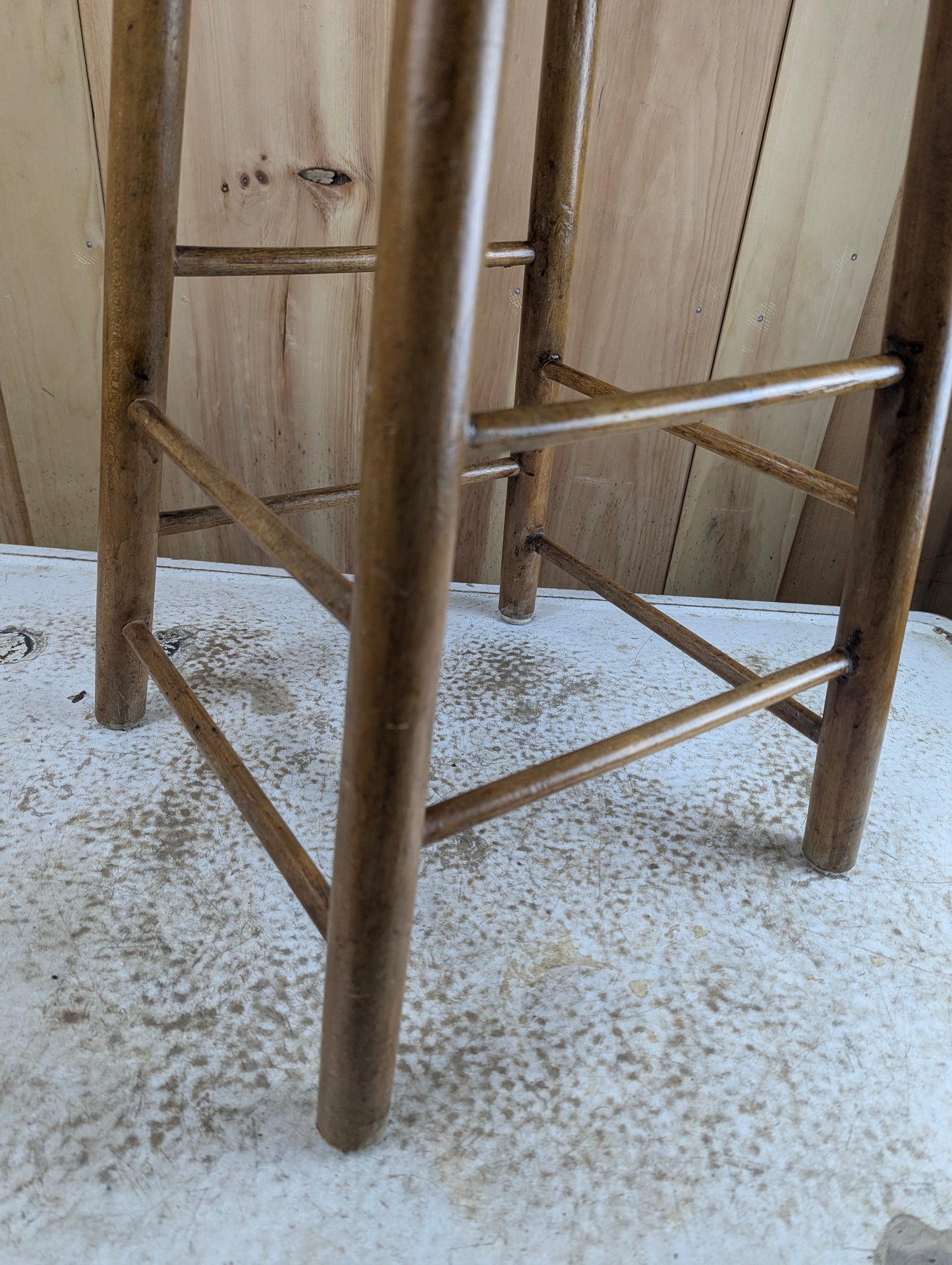 Vintage Wood Stool