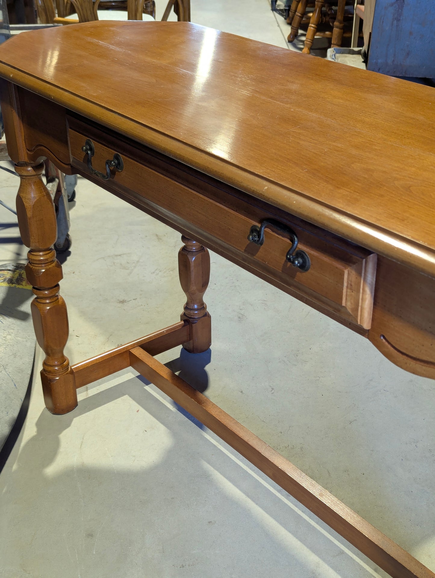 Vintage Maple Hall Table