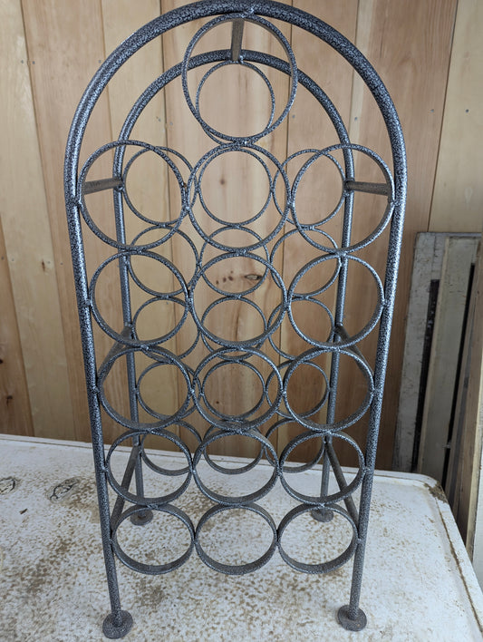 Metal Standing 16 Bottle Wine Rack