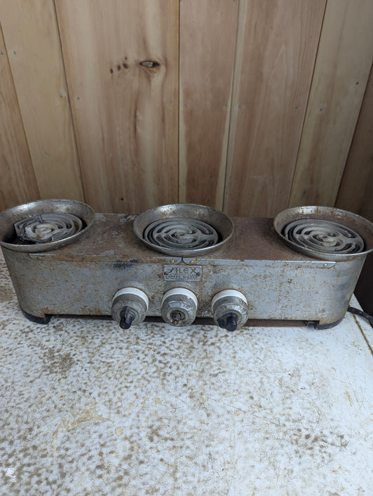 Vintage Silex 3 Burner Coffee Maker - Damaged, but Working