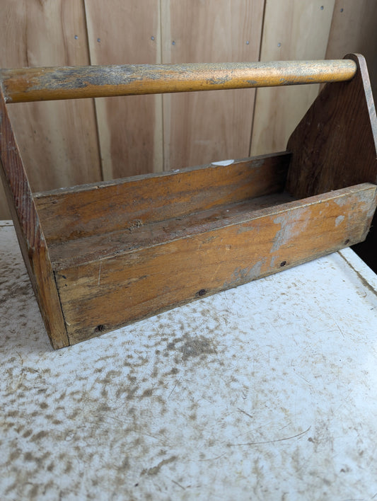 Rustic Vintage Wood Toolbox