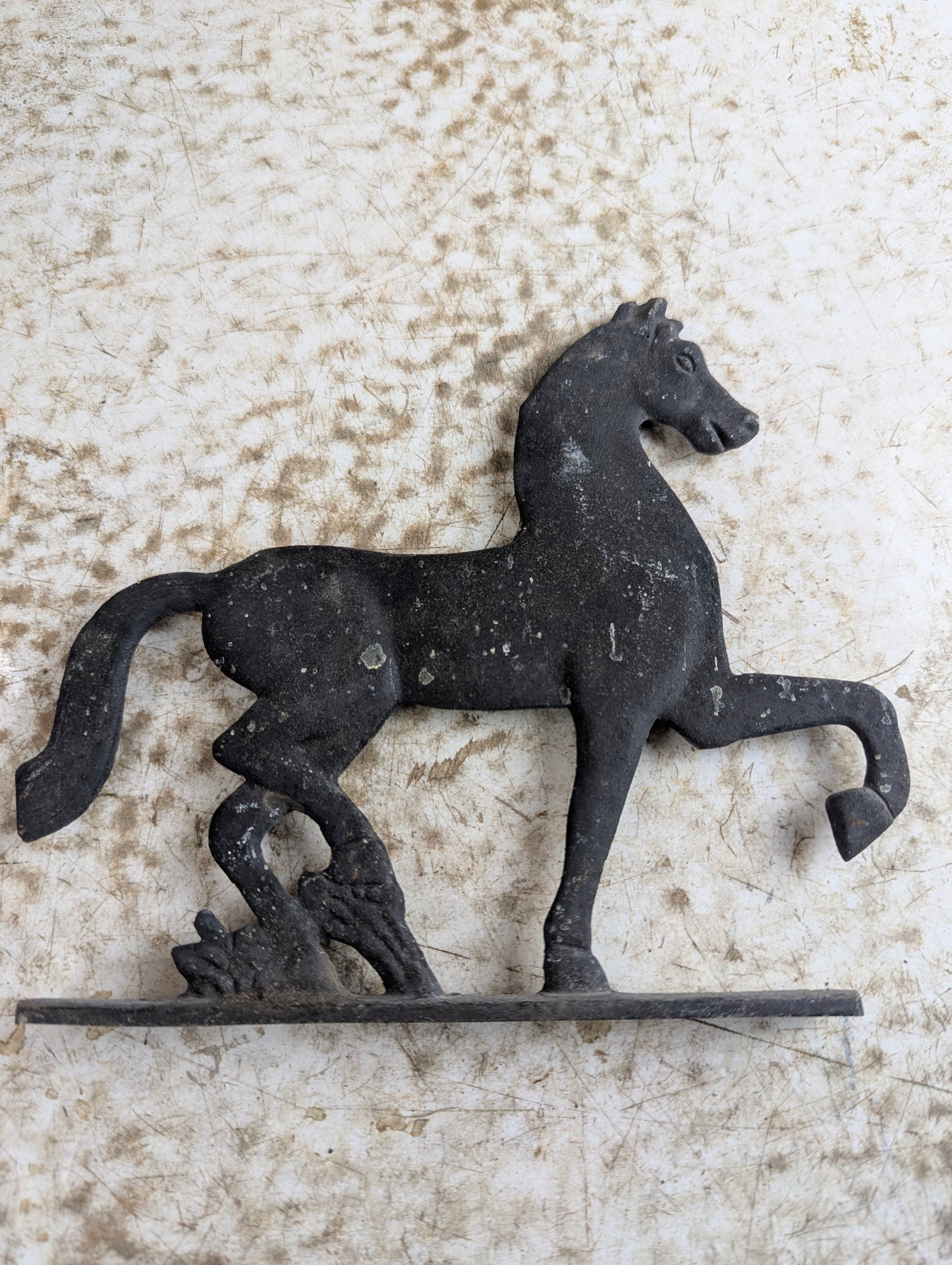 Cast Aluminum Horse Silhouette