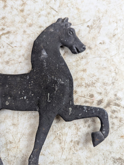 Cast Aluminum Horse Silhouette