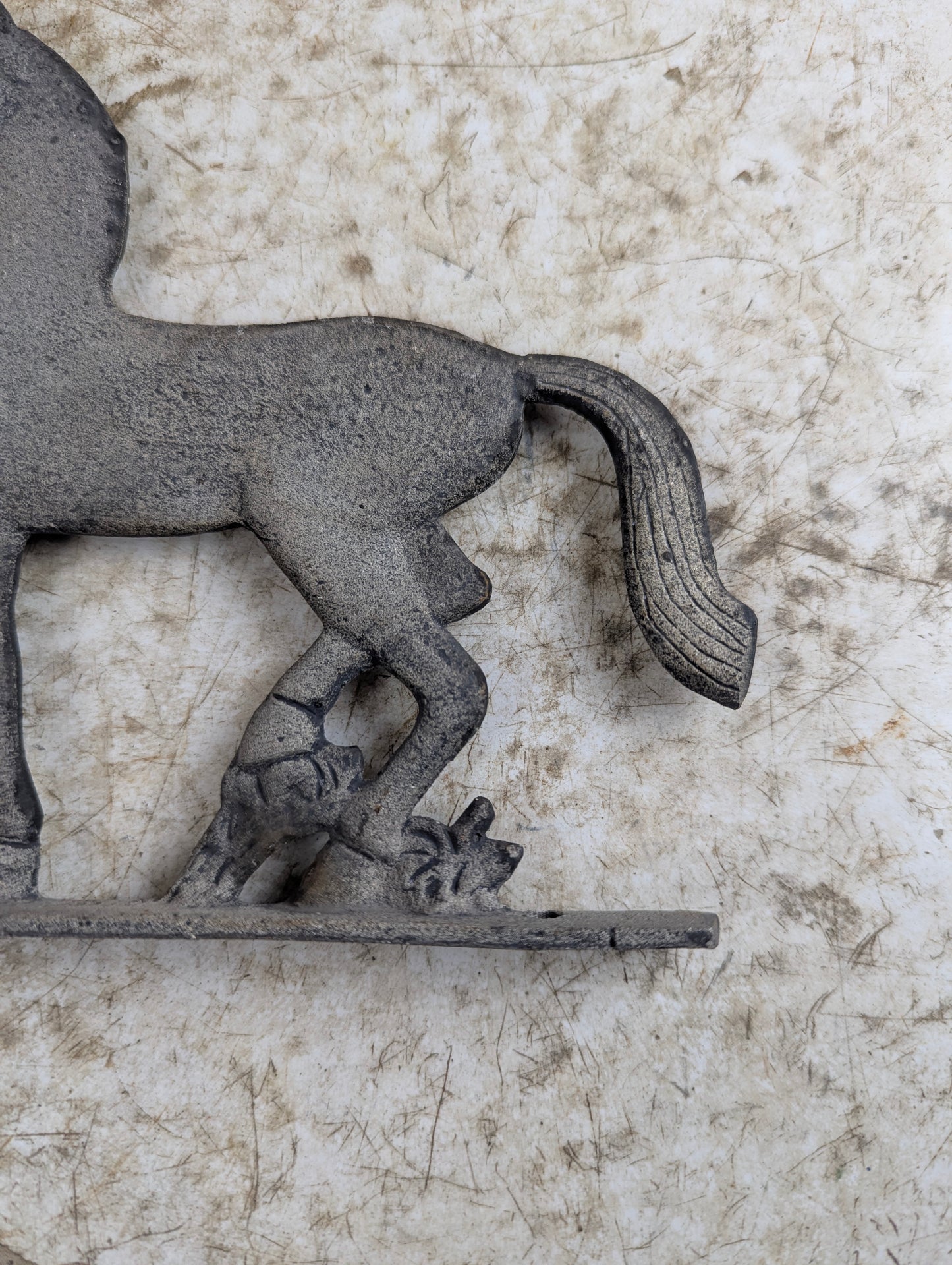 Cast Aluminum Horse Silhouette