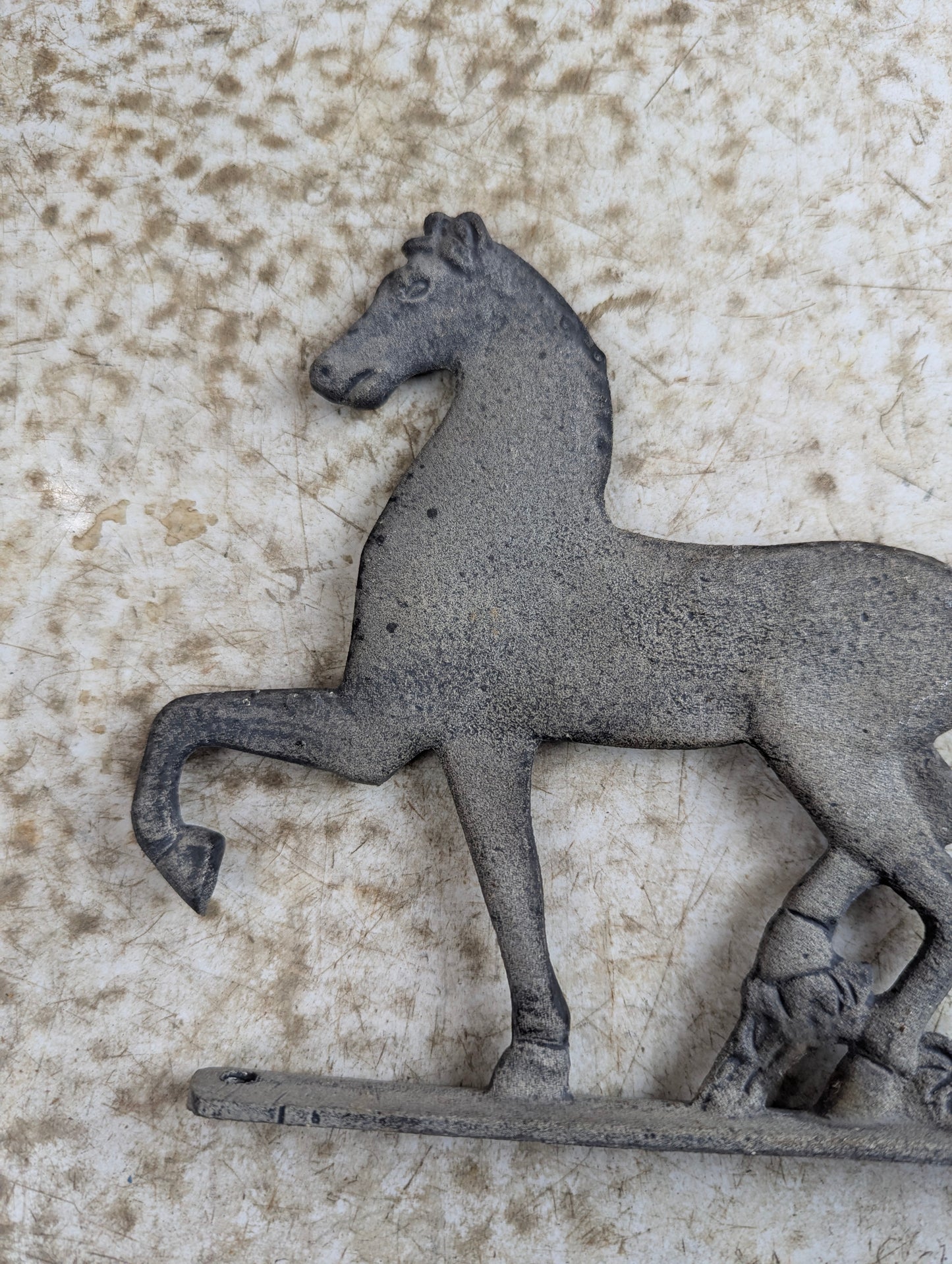 Cast Aluminum Horse Silhouette