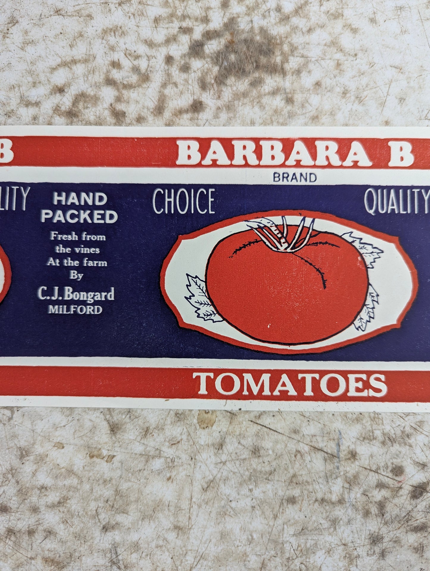 1940s Tomato Canning Labels- New Old Stock (NOS)