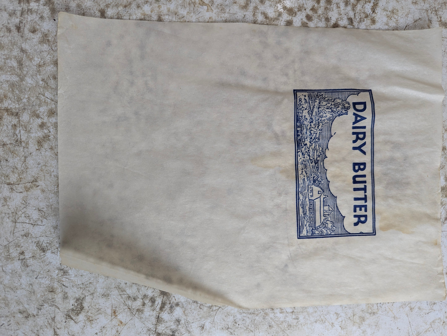 Vintage Dairy Butter Parchment Paper