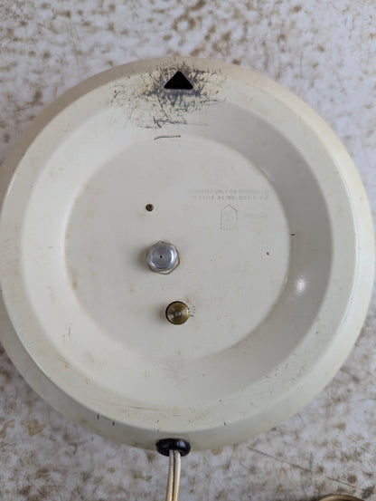 Vintage Sears Renown Copper Electric Wall Clock