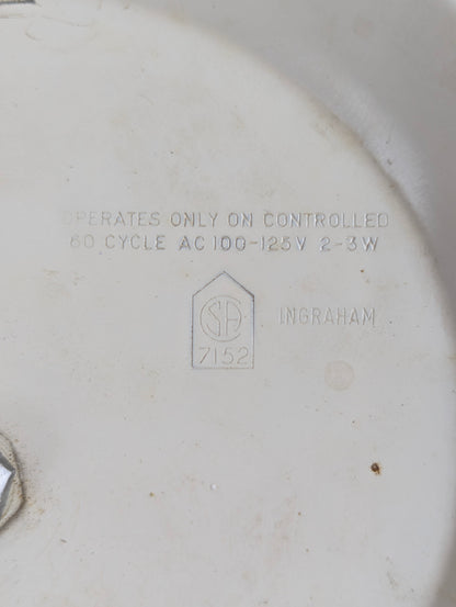Vintage Sears Renown Copper Electric Wall Clock
