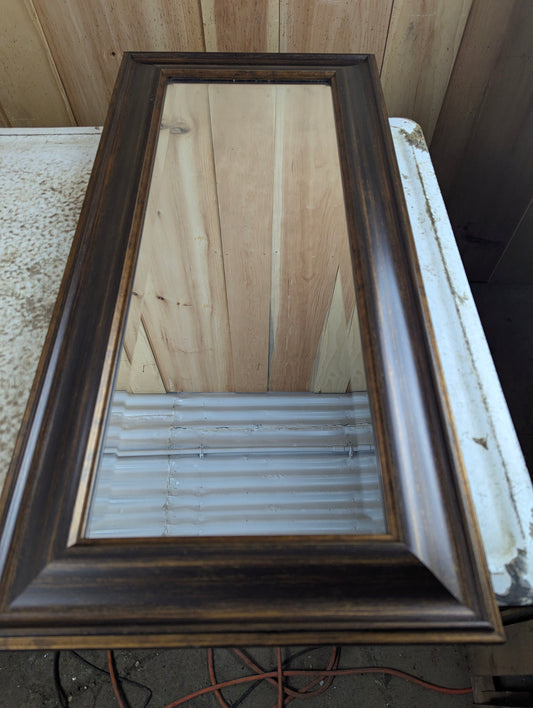 Wall Mounted Bevelled Mirror