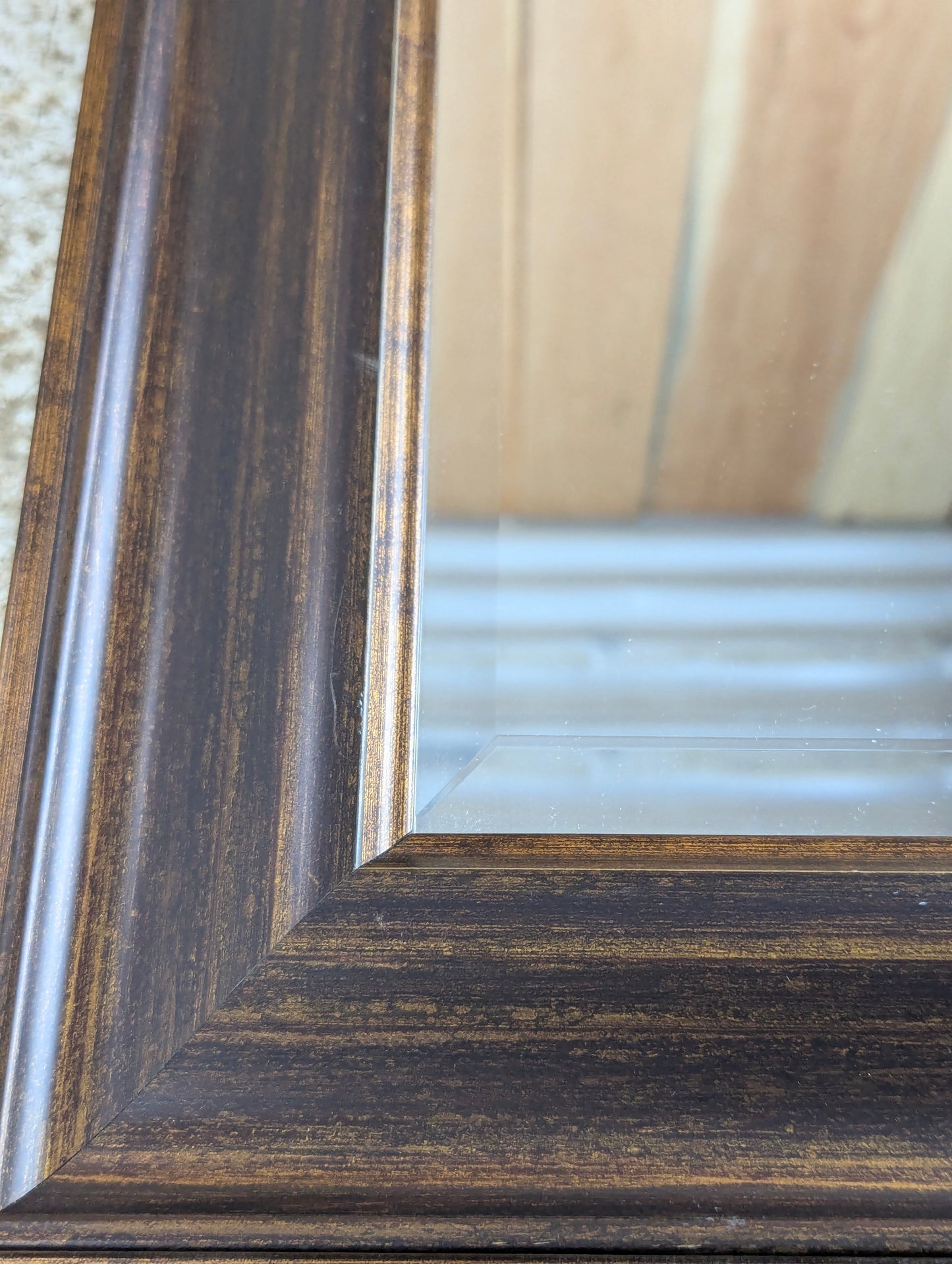 Wall Mounted Bevelled Mirror