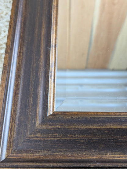 Wall Mounted Bevelled Mirror
