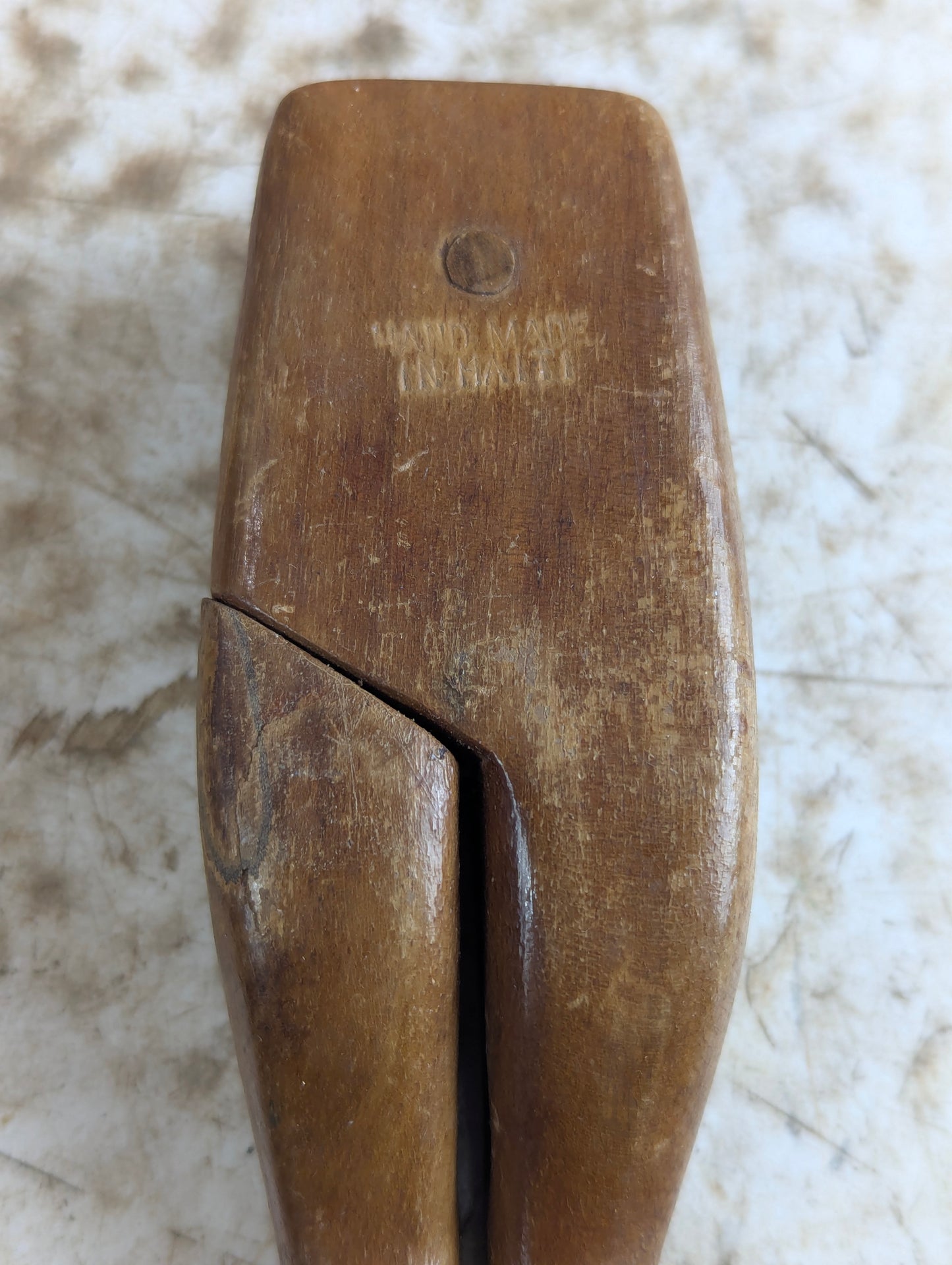 Vintage Wood Nude Lady Legs Nutcracker