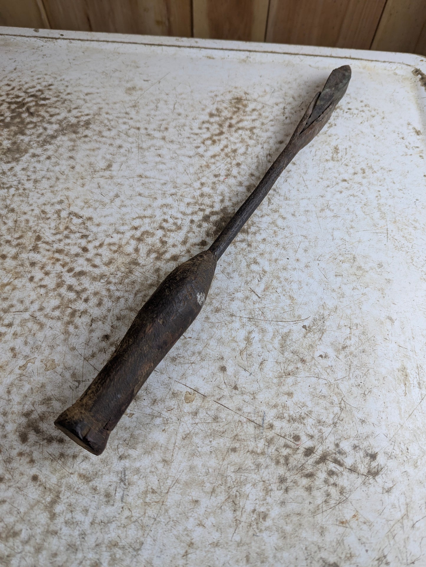 Antique Hand-wrought Copper Soldering Iron