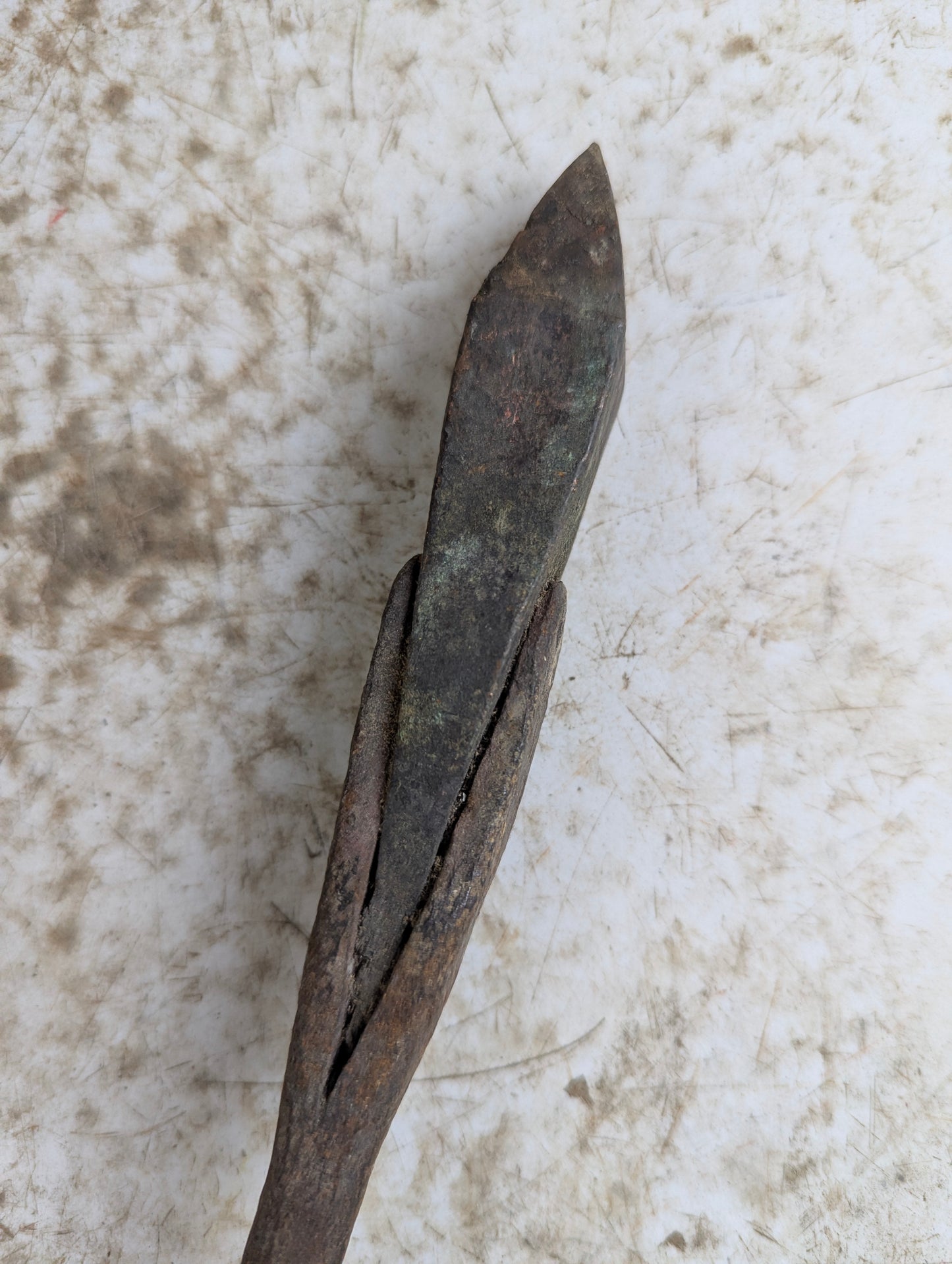 Antique Hand-wrought Copper Soldering Iron