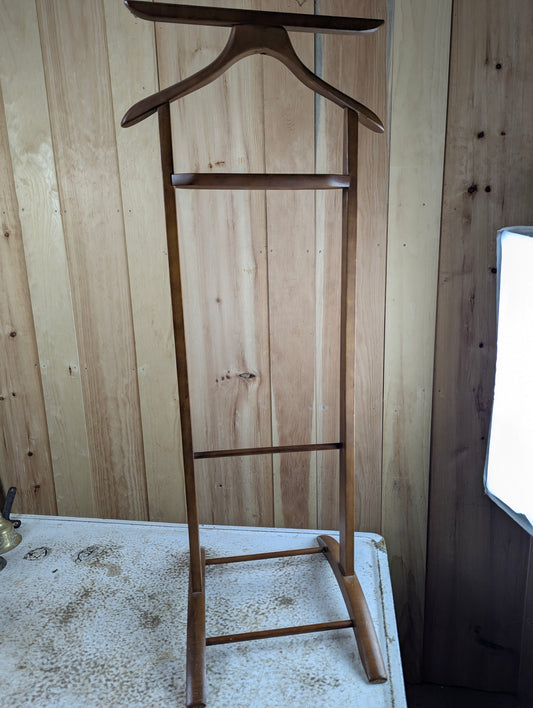 Vintage Baribocraft Wood Valet Stand