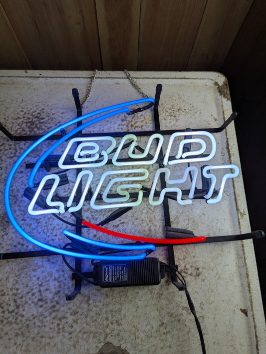 17" x 14" Bud Light Beer Neon Sign