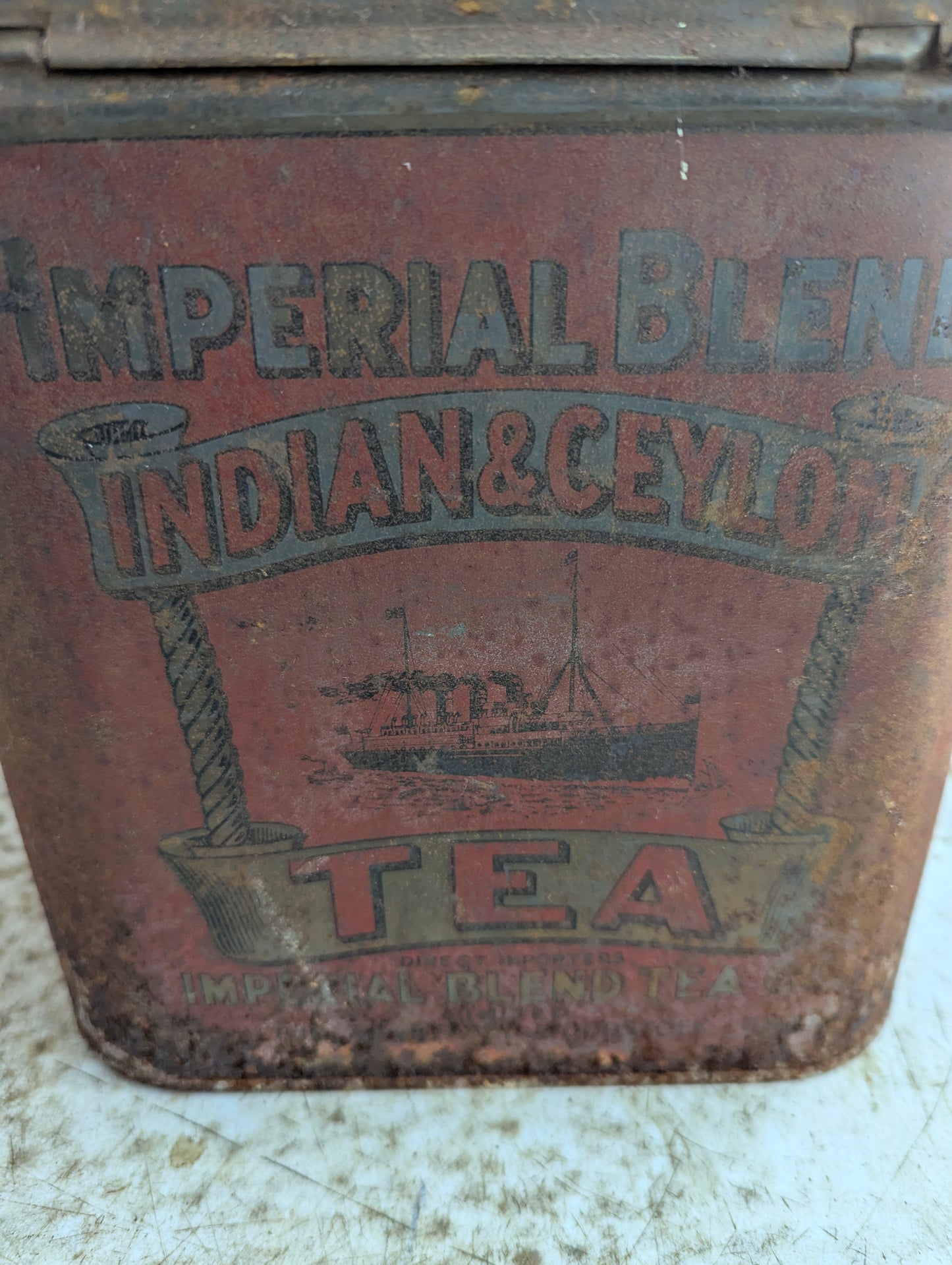 Antique Imperial Blend Indian and Ceylon Tea Tin