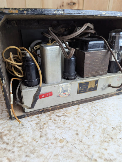 1938/39 General Electric AM Radio Model H-50 - Cleaned, Tested, and Working