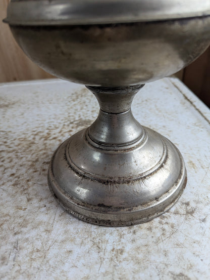 Antique Metal Oil Lamp