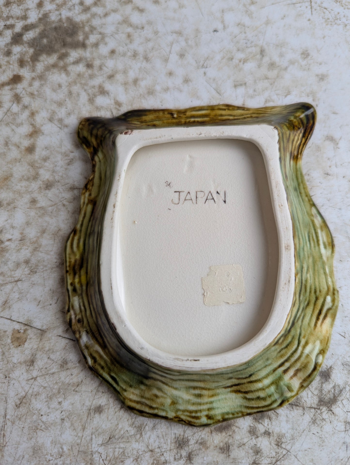 1950s Japanese Oyster and Conch Shell Teacup and Saucer Set