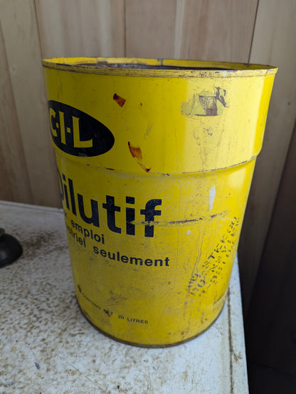 Industrial 20-Litre C-I-L Thinner Pail