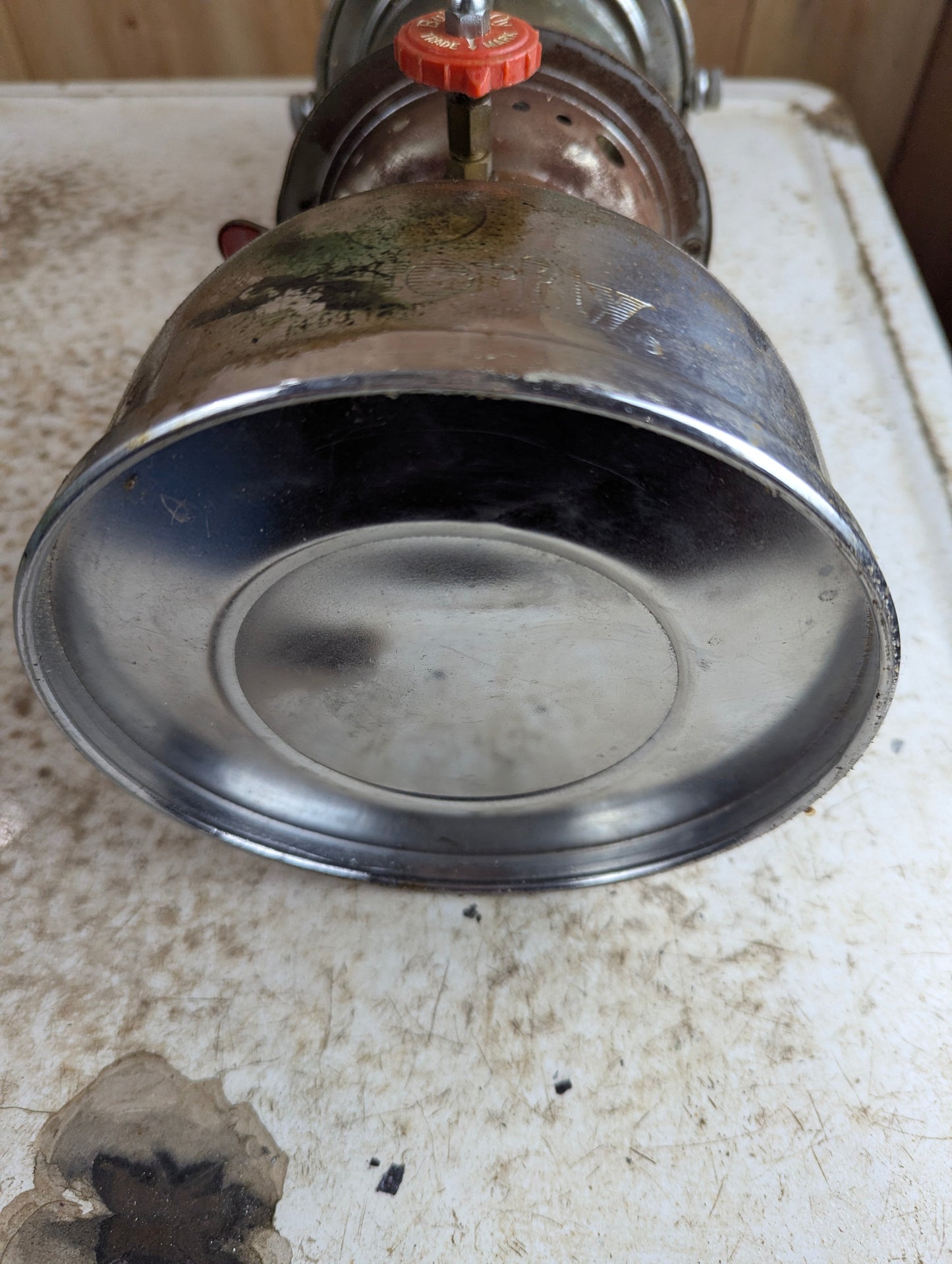 Vintage Butterfly Kerosene Pressure Lantern - Untested