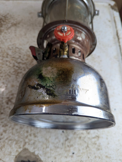 Vintage Butterfly Kerosene Pressure Lantern - Untested