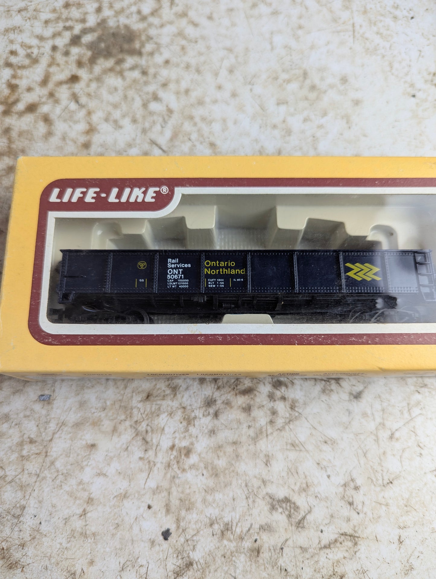 Life-Like HO Scale Ontario Northland Gondola Train Car