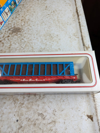 Bachmann HO Scale ATSF Super Shock Control Pulpwood Car