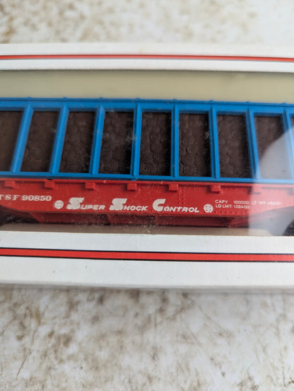 Bachmann HO Scale ATSF Super Shock Control Pulpwood Car