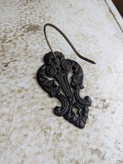 Antique Wall Mounted Cast Iron Receipt Spike